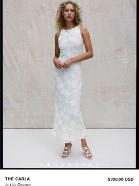 Realisation Par White Lily Devore Maxi Dress